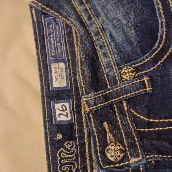 miss me Pedal Pushers Size 26 - Picture 5 of 7